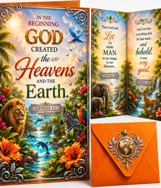 In The Beginning God Created The Heaven's & The Earth