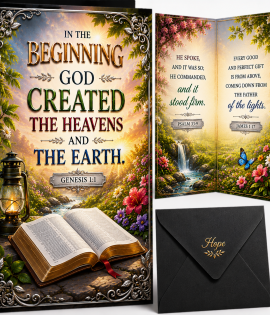 In The Beginning God Created The Heaven's &amp; The Earth