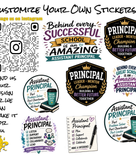 Principal &amp; Assistant Principal Stickers