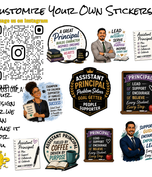 Principal & Assistant Principal Stickers