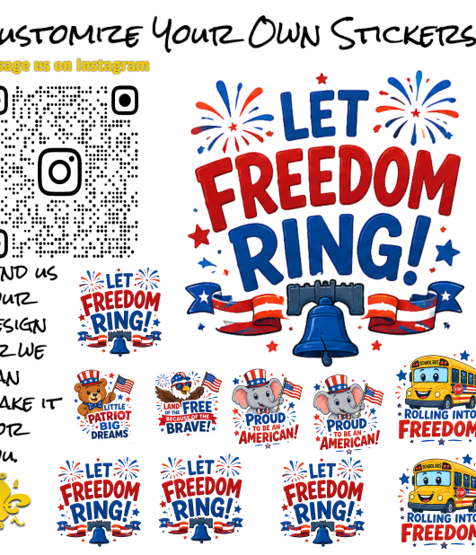 4th of July Stickers