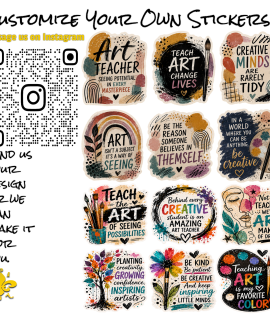 Art Teacher Graphic Stickers