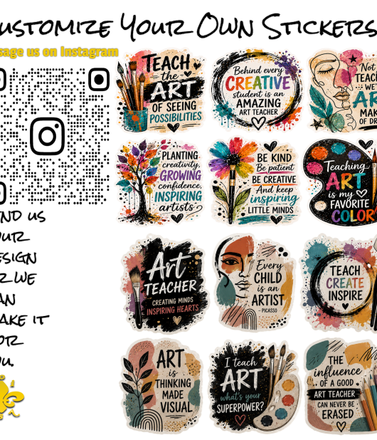 Art Teacher Graphic Stickers