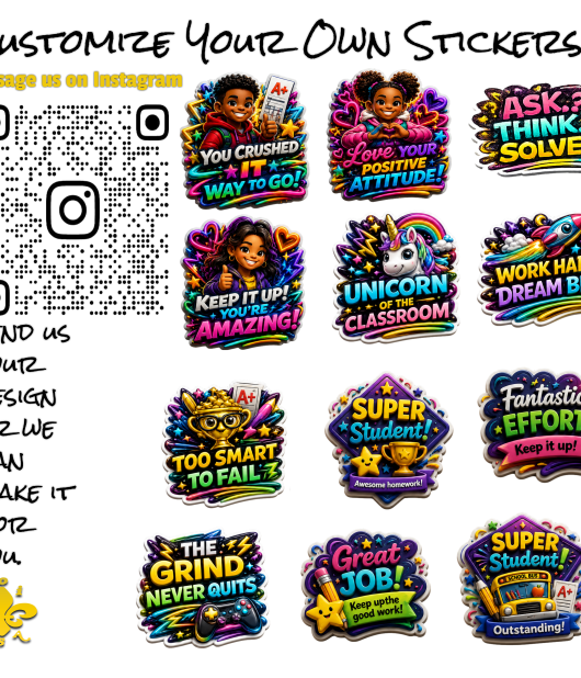 Student Inspiration Graphic Stickers