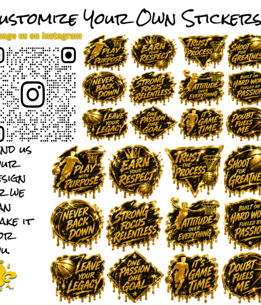 Basketball Graphic Stickers