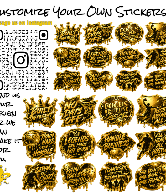 Basketball Graphic Stickers