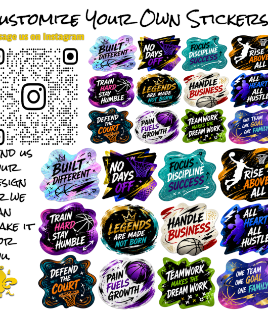 Basketball Graphic Stickers