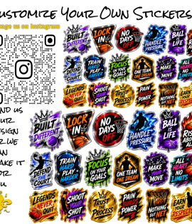 Basketball Graphic Stickers